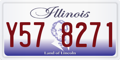 IL license plate Y578271