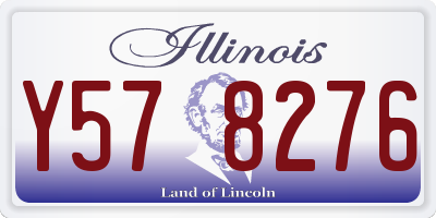 IL license plate Y578276