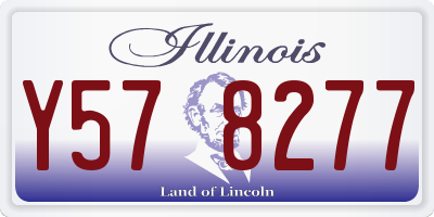 IL license plate Y578277
