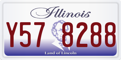 IL license plate Y578288