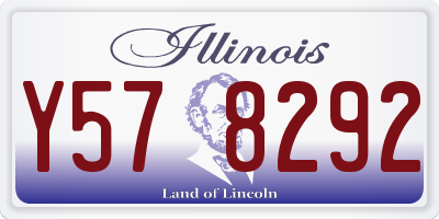 IL license plate Y578292