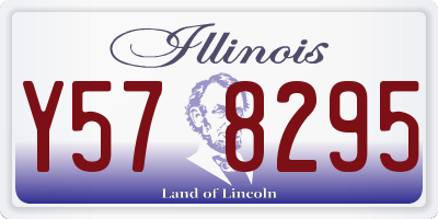 IL license plate Y578295