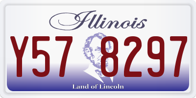 IL license plate Y578297