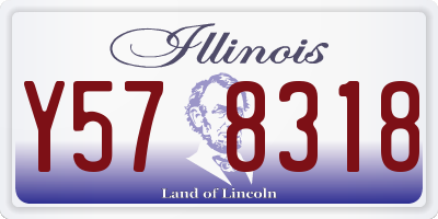 IL license plate Y578318