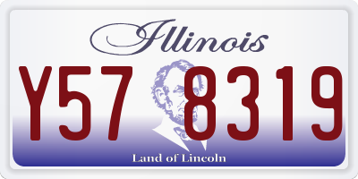 IL license plate Y578319