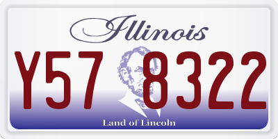 IL license plate Y578322