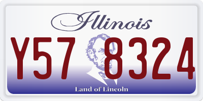IL license plate Y578324