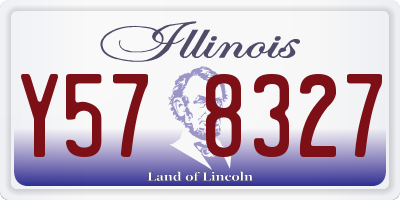 IL license plate Y578327