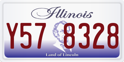 IL license plate Y578328