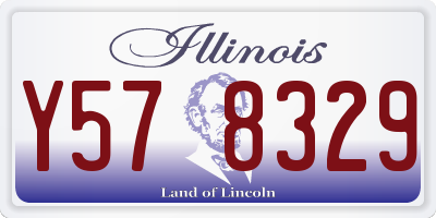 IL license plate Y578329
