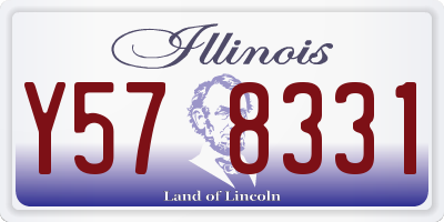 IL license plate Y578331
