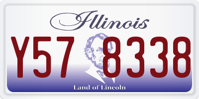 IL license plate Y578338