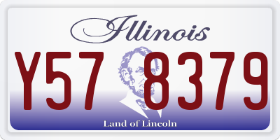 IL license plate Y578379