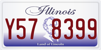 IL license plate Y578399