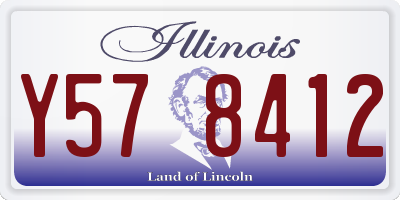 IL license plate Y578412