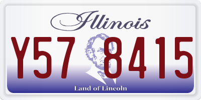 IL license plate Y578415