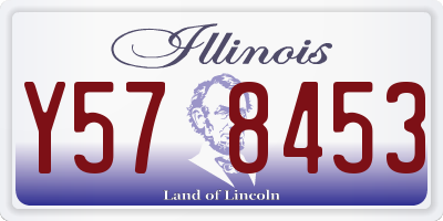 IL license plate Y578453