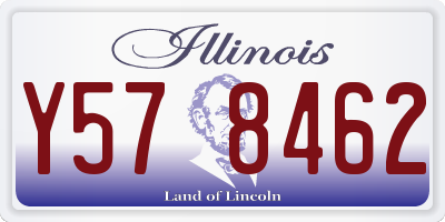 IL license plate Y578462