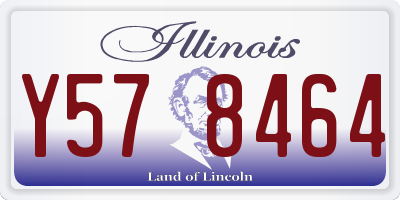 IL license plate Y578464