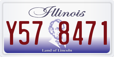 IL license plate Y578471