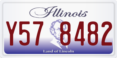 IL license plate Y578482