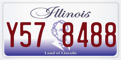 IL license plate Y578488