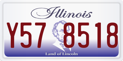 IL license plate Y578518