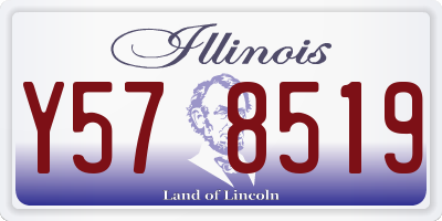IL license plate Y578519