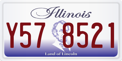 IL license plate Y578521