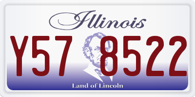 IL license plate Y578522