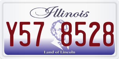IL license plate Y578528