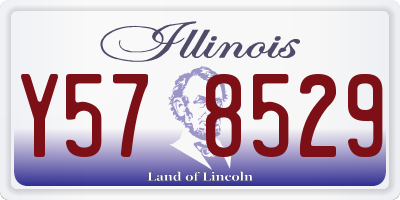 IL license plate Y578529