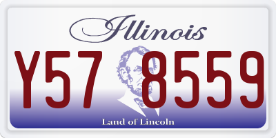 IL license plate Y578559