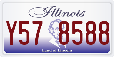 IL license plate Y578588