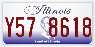 IL license plate Y578618