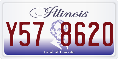 IL license plate Y578620
