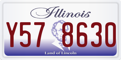 IL license plate Y578630