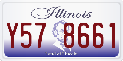 IL license plate Y578661