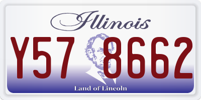 IL license plate Y578662