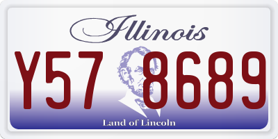 IL license plate Y578689