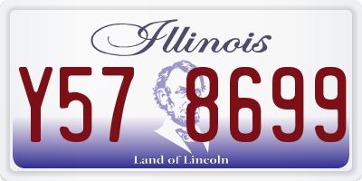 IL license plate Y578699