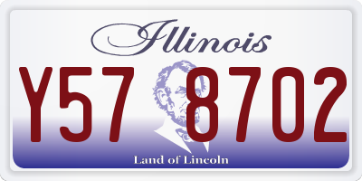 IL license plate Y578702