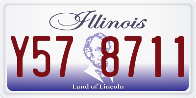 IL license plate Y578711