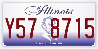 IL license plate Y578715