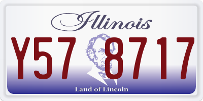 IL license plate Y578717