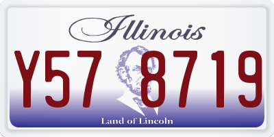 IL license plate Y578719