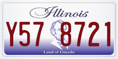 IL license plate Y578721