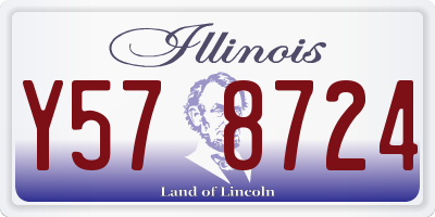 IL license plate Y578724