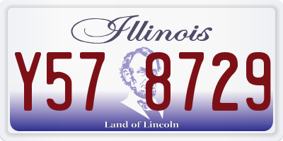 IL license plate Y578729