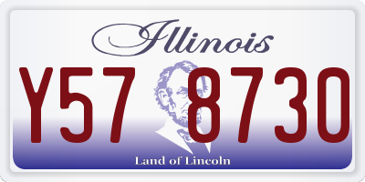 IL license plate Y578730